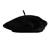 Daiiibabyyy  Women's Wool Blend Beret Hat Leopard Print Chic Elegance Painter Cap with UFO Design (Versatile Casual)