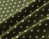 Daiiibabyyy  Vintage French Style ArmyGreen Polka Dot Print Wood ears O neck Sling Dress Women a-lined Short Dresses Femme Vestidos Robe