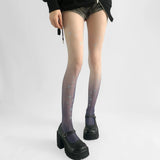Daiiibabyyy  Star Gradient Sexy Women's Stockings Spicy Girls Sweet Lolita Fashionable Stockings Street Dance Performance Bottom Socks