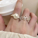 DAIIIBABYYY  -  Korean Style Simple Ribbon Bowknot Ring for Women's Fashion Personalized Open Index Sweet Bow Finger Ring Y2K Jewelry Gift Party