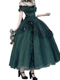 DAIIIBABYYY  -  Japan Lolita Fairy Skirt Elegant Lady Temperament Galaxy Skirt Lolita Bow Tail Princess Skirt Fairy Skirt