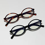 Daiiibabyyy  New Sunglasses for Men Oval Retro Sun Glasses Women and Transparent Glasses Frame