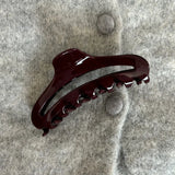 DAIIIBABYYY  -  French Acetate Large Ankola Red Grab Clip Female Shark Clip New Premium Hairpin Hair Accessories
