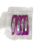 Daiiibabyyy  Korean retro jelly color triangular BB clip simple fashionable bangs side clip versatile hairpin set