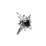 Daiiibabyyy  -  Design Star Stud Fashion High Street Sense Ins Simple Niche Silver Earrings