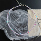 DAIIIBABYYY  -  Short star bead necklace