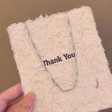 DAIIIBABYYY  -  New Colored Crystal Butterfly Pendant Necklaces Romantic Zircon Clavicle Chain Chokers Exquisite Mode Female Y2K Jewelry Gifts