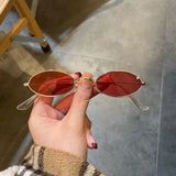 DAIIIBABYYY  -  New Unisex Retro Small Frame Oval Sunglasses Fashion Design Sun Glasses Summer Vintage Shades Eyeglasses Women's fashion glasses
