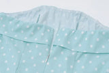 Daiiibabyyy  Summer French Polka Dot Stripe Dress Women's Bareback High Waist Slimming Mini Dress Y2K Spicy Girl Party Street Top