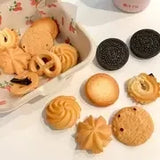 DAIIIBABYYY  -  7PCS Cute Emulational Cookie Shape Women Hair Clips Quaint Hair Accessories For Girl Gifts