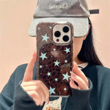 Daiiibabyyy  Whirlpool IND Melad Leopard Blue Star Phone Case for iPhone 11 12 13 14 15 16 17 Pro Max