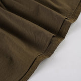 Daiiibabyyy  Vintage Skirt for Woman A-Line Beaded Tie-Waist Chic Brown Lace Design Slim Mid-length Skirt Y2k Boho Clothes New