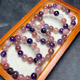 DAIIIBABYYY  -  10MM Natural Strawberry Quartz Bracelet Handmade Fortune Energy Mineral Woman Amulet Jewelry Gift 1PCS