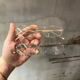 DAIIIBABYYY  -  Retro Harajuku Glasses Women Girls Y2K small box Frame Glass Eyewear Decorative Computer Anti-blue Eyeglasses Seaside Driving