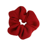 DAIIIBABYYY  -  New Year Red Hair Ropes Ties White Plaid Scrunchies College Girls Christmas Ponytail Holder Hairbands Women Hair Accessories
