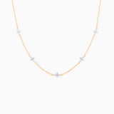 Daiiibabyyy  Mini Flower Delicate Tiny Choker Collar Chain on Neck Thin Necklaces for Women Female Y2k Fashion Jewelry Female Gifts KDN005