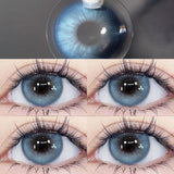 1pair Cosmetic Blue Green Gray Brown Color Contact Lenses Apex Iris Circle Lens 14.2mm