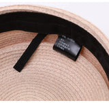 Daiiibabyyy  100% Natural Rice Herb Box Hat Unisex Japanese Summer Sun Protection Sailor Hat American Retro Beach Round Beret