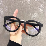 DAIIIBABYYY  -  Trendy Round Presbyopia Glasses Personalized Elderly Reading Glasses Fashionable Leopard Anti Blue Light Far Sight Eye Glasses