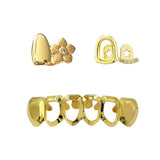 Daiiibabyyy  Best-Selling Personalized And Fashionable Braces. Flower Three-Piece Set For Halloween. Personalized Tooth Ornaments.