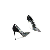 Daiiibabyyy  New Women's Shoes Exquisite Rhinestones Pointed High Heels for Woman Fashion Model Casual Shoes Designer Shoes Zapatos De Mujer