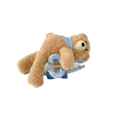 Daiiibabyyy  Pink Hair Clip Plush Bear Headband Lace Bow Soft Cartoon Animal Hair Claw Non-slip Texture Lightweight Hairband Washing Face