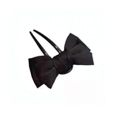 Daiiibabyyy  Black Bowknots U Shape Hair Sticks Simple Women Bun Ball Hairpins Daily Hair Braiding Barrettes Fashion Styling Hair Accessories