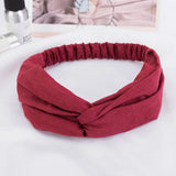 DAIIIBABYYY  -  New Design Fashion Women Summer Style Headbands Bohemian Girl Cross Turban Bandage Bandanas Hairbands Hair Accessories
