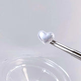 DAIIIBABYYY  -  1PC Bow-knot Helix Piercing Cartilage Earring Stainless Steel Colorful Acrylic Heart Ear Stud Tragus 16G Gauge Body Jewelry