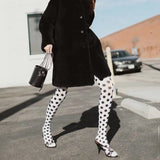 Daiiibabyyy  Vintage Women's Pantyhose Fashion Sexy Crash Tights Spring Autumn Super Elastic Bottoms Y2k Female Polka Dot Stockings