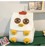 Daiiibabyyy  Cute Cartoon Mochilas Mujer University Student Mochila Funny Bag Large Capacity Backpack New Novelty Bolsa Feminina