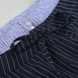 DAIIIBABYYY  -  Casual Patchwork Striped Striped Pants Office Lady Basic Mid-Waisted Wide Leg Pants Women 2025 Autumn Spring Streetwear