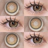 Daiiibabyyy  1 Pair Natural Color Contact Lenses Korean Brown Lenses Beauty Fashion Gray Lense Blue Lenses with High Quality Lens