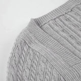 DAIIIBABYYY  -  Casual Solid A-Line Cardigans Basic Square Collar Long Sleeve Sweaters Women 2025 Spring Autumn Fashion Streetwear Lady