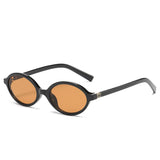 Daiiibabyyy Vintage Retro Style Sunglasses Woman Oval Shape UV400 Protection Women Glasses European American Style Male Female Sun Glass