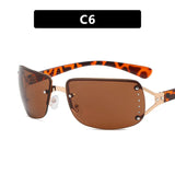 DAIIIBABYYY  -  New Frameless Decorative Diamond Sunglasses Women's Design Brand Luxury Sun Glasses Outdoor Leisure Eyewear UV400 Gafas De Sol