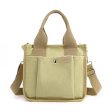 Daiiibabyyy  Large capacity canvas handbag, durable handle, functional design for daily use, work, travel, and shopping
