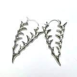 Daiiibabyyy  Goth Jewelry Metal Teeth Thorn Earrings Women Cool Accessories Punk Charms Aesthetic Earrings Hip Korean Fashion Earrings