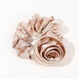 Daiiibabyyy  1PC Pack Rose - Shaped Hair Scrunchies, Elegant Flower Hair Ties, Ideal for Women's Stylish Ponytails and Buns