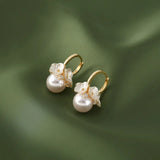 DAIIIBABYYY  -   New Simple Daisy Flower Pendant Hoop Earrings for Women Korean Sweet Cute Hanging Earrings Girl Wedding Party Jewelry Gifts