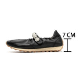 Daiiibabyyy  New Womens Mary Jane Shoes Exquisite Imitation Pearl Casual Shoes for Woman Fashion Ballet Sneakers Designer Shoes Zapatos Mujer