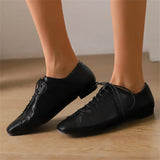 DAIIIBABYYY  -  Summer new British Style Women's Big Size 48  Shoes Cross Lace-up derby Flat bottomed leisure Shoes
