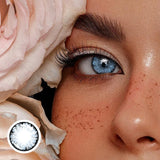 Daiiibabyyy  1 Pair Color Contact Lenses for Big Eyes Fashion Beauty High Quality Black 14.5mm Contact Cosmetic Eye Contacts lens