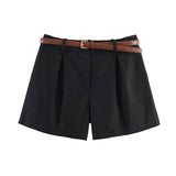 Daiiibabyyy  Women's Summer Shorts New Fashion Polka Dot Elegant Women's High Waist Shorts Summer Chic Youth Travel Joker Holiday Shorts