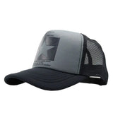 DAIIIBABYYY  - New Summer Unisex Women Men Baseball Caps Male Female Breathable Mesh Snapback Hats Five-pointed Star Driver Sunshade Hat
