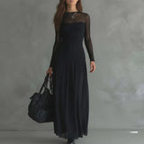 Daiiibabyyy  Spring New Arrival Fashion Elegant Casual Lace Spliced Slim-Fit Dress With Charming Design for Trendy Ladies