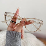 Daiiibabyyy  New Sexy Cat Eye Glasses Women Anti Blue Light Transparent Eyewear Brand Designer Computer Reading Eyeglasses Optical Frame Ocul