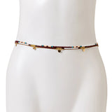 DAIIIBABYYY  -  Bohemian Colored Seed Beads Beaded Waist Chain Vintage Multi layered Belly Chain Charming Sexy Summer Body Jewelry