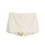 DAIIIBABYYY  -  Hot Girl Pure Lust Style Silvered Polka Dot Camisole + Summer High Waist Wrapped Hip Anti-exposure Short Culottes Two-piece Set