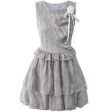 DAIIIBABYYY  -  Mini Dress Off Shoulder Printed Summer Hot Girls A-line Short Dresses Preppy Korean Fashion Ruffles Skirts Summer Female Clothes